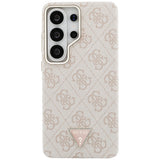 Husa de protectie Guess 4G Triangle Logo MagSafe (GUHMS26LP4GTDGMP) compatibil cu Samsung Galaxy S26 Ultra, Roz