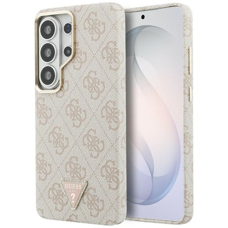 Husa de protectie Guess 4G Triangle Logo MagSafe (GUHMS26LP4GTDGMP) compatibil cu Samsung Galaxy S26 Ultra, Roz