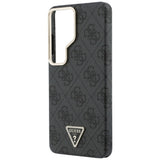 Husa de protectie Guess 4G Triangle Logo MagSafe (GUHMS26LP4GTDGMK) compatibil cu Samsung Galaxy S26 Ultra, Negru