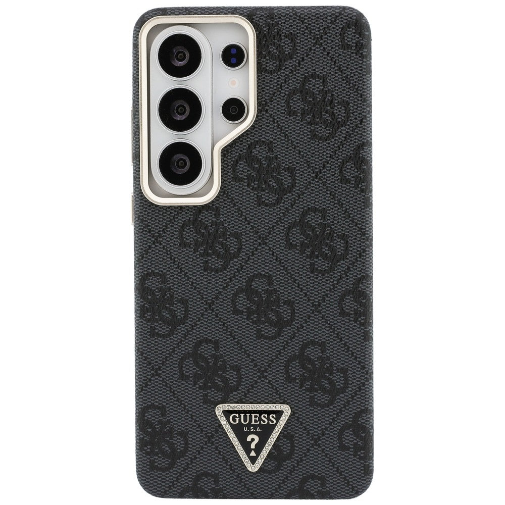 Husa de protectie Guess 4G Triangle Logo MagSafe (GUHMS26LP4GTDGMK) compatibil cu Samsung Galaxy S26 Ultra, Negru