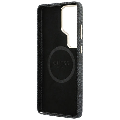 Husa de protectie Guess 4G Triangle Logo MagSafe (GUHMS26LP4GTDGMK) compatibil cu Samsung Galaxy S26 Ultra, Negru