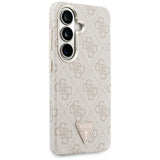 Husa de protectie Guess 4G Triangle Logo MagSafe (GUHMS26SP4GTDGMP) compatibil cu Samsung Galaxy S26, Roz