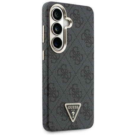 Husa de protectie Guess 4G Triangle Logo MagSafe (GUHMS26SP4GTDGMK) compatibil cu Samsung Galaxy S26, Negru