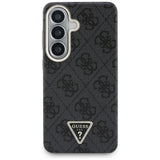 Husa de protectie Guess 4G Triangle Logo MagSafe (GUHMS26SP4GTDGMK) compatibil cu Samsung Galaxy S26, Negru