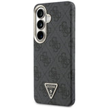Husa de protectie Guess 4G Triangle Logo MagSafe (GUHMS26SP4GTDGMK) compatibil cu Samsung Galaxy S26, Negru