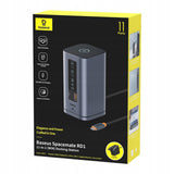 Hub/Dock Baseus 11in1 Docking Station Spacemate Series (B0112701), Triple 4K Display, 10Gbps, PD100W Fast Charging, Gri Spatial