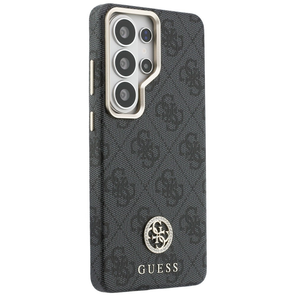Husa de protectie Guess Rhinestone Round Logo MagSafe (GUHMS26LP4GRMDEK) compatibil cu Samsung Galaxy S26 Ultra, Negru