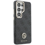 Husa de protectie Guess Rhinestone Round Logo MagSafe (GUHMS26LP4GRMDEK) compatibil cu Samsung Galaxy S26 Ultra, Negru