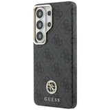 Husa de protectie Guess Rhinestone Round Logo MagSafe (GUHMS26LP4GRMDEK) compatibil cu Samsung Galaxy S26 Ultra, Negru
