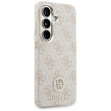 Guess Husa de protectie Guess Rhinestone Round Logo MagSafe (GUHMS26SP4GRMDEP) compatibil cu Samsung Galaxy S26, Roz – i