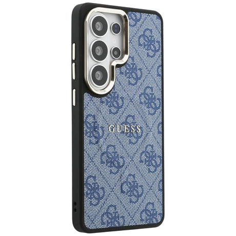 Husa de protectie Guess 4G Embossed Ring MagSafe (GUHMS26LP4MSEGCB) compatibil cu Samsung Galaxy S26 Ultra, Albastru