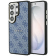 Husa de protectie Guess 4G Embossed Ring MagSafe (GUHMS26LP4MSEGCB) compatibil cu Samsung Galaxy S26 Ultra, Albastru