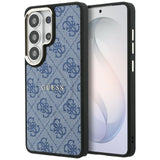 Husa de protectie Guess 4G Embossed Ring MagSafe (GUHMS26LP4MSEGCB) compatibil cu Samsung Galaxy S26 Ultra, Albastru