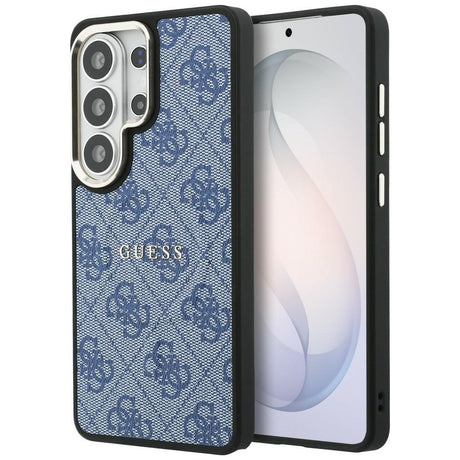 Husa de protectie Guess 4G Embossed Ring MagSafe (GUHMS26LP4MSEGCB) compatibil cu Samsung Galaxy S26 Ultra, Albastru