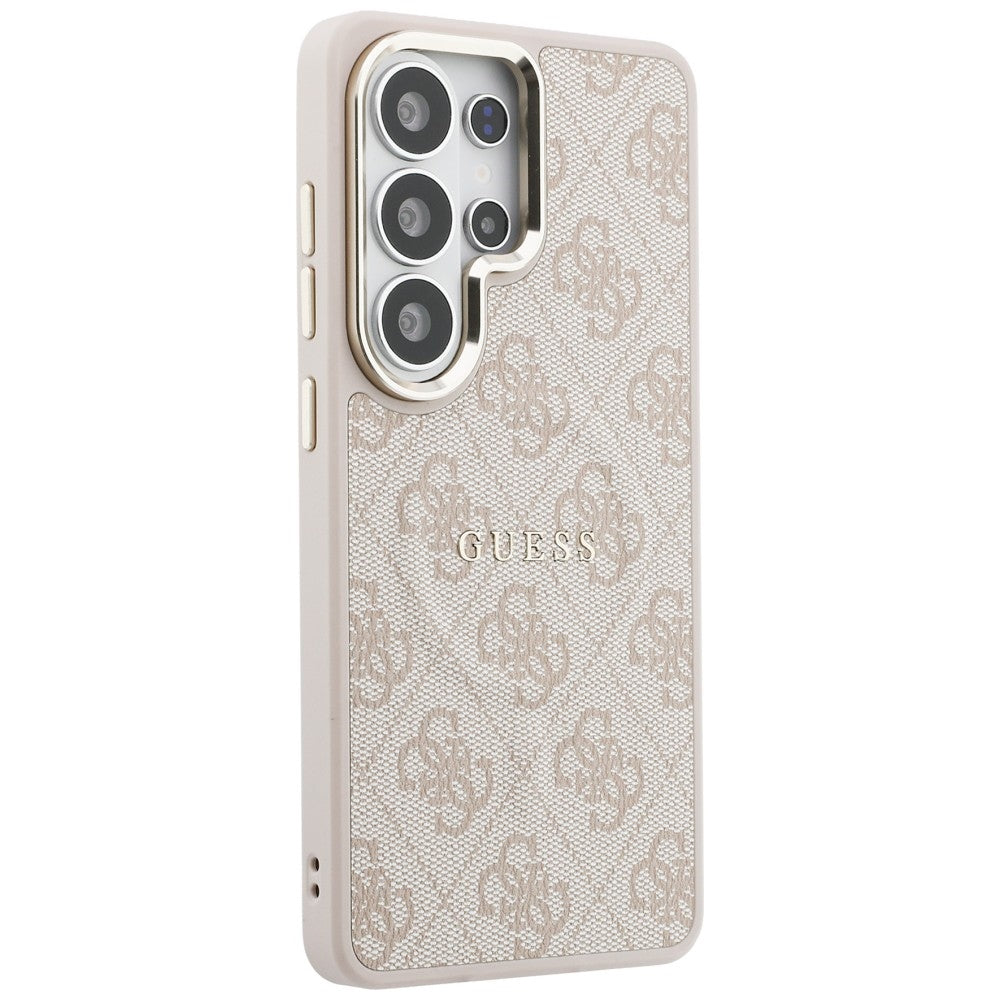 Husa de protectie Guess 4G Embossed Ring MagSafe (GUHMS26LP4MSEGCP) compatibil cu Samsung Galaxy S26 Ultra, Roz