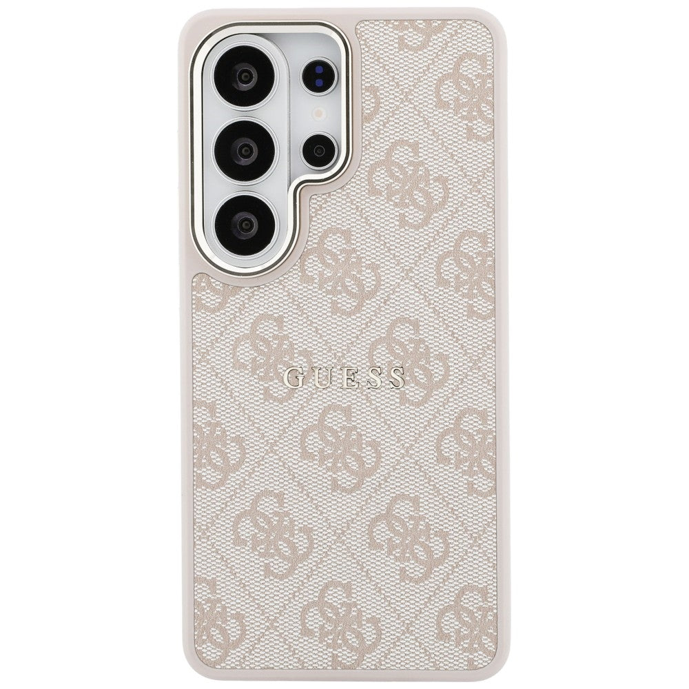 Husa de protectie Guess 4G Embossed Ring MagSafe (GUHMS26LP4MSEGCP) compatibil cu Samsung Galaxy S26 Ultra, Roz