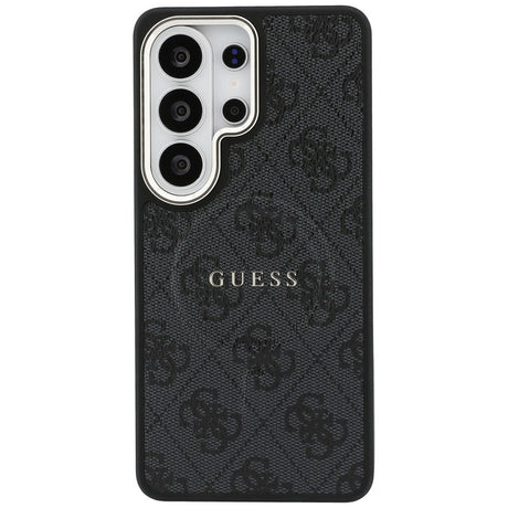 Husa de protectie Guess 4G Embossed Ring MagSafe (GUHMS26LP4MSEGCK) compatibil cu Samsung Galaxy S26 Ultra, Negru