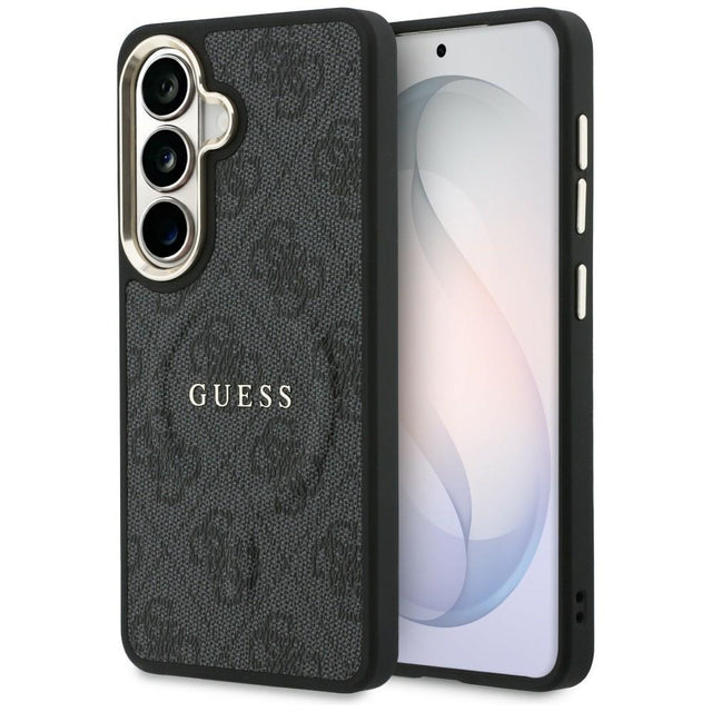 Husa de protectie Guess 4G Embossed Ring MagSafe (GUHMS26SP4MSEGCK) compatibil cu Samsung Galaxy S26, Negru