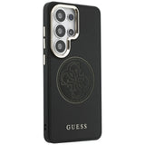 Husa de protectie Guess Perforated Logo MagSafe (GUHMS26L5PG4SRGK) compatibil cu Samsung Galaxy S26 Ultra, Negru