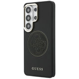 Husa de protectie Guess Perforated Logo MagSafe (GUHMS26L5PG4SRGK) compatibil cu Samsung Galaxy S26 Ultra, Negru