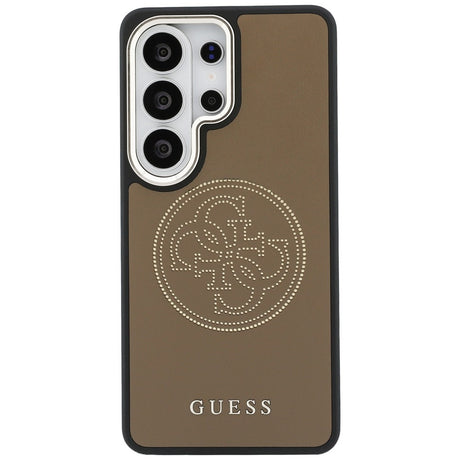 Husa de protectie Guess Perforated Logo MagSafe (GUHMS26L5PG4SRGW) compatibil cu Samsung Galaxy S26 Ultra, Maro