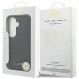 Husa de protectie Guess Perforated Logo MagSafe (GUHMS26S5PG4SRGK) compatibil cu Samsung Galaxy S26, Negru