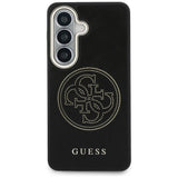 Husa de protectie Guess Perforated Logo MagSafe (GUHMS26S5PG4SRGK) compatibil cu Samsung Galaxy S26, Negru