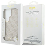 Husa de protectie Guess 4G Script MagSafe (GUHMS26L5P4FWMSP) compatibil cu Samsung Galaxy S26 Ultra, Roz