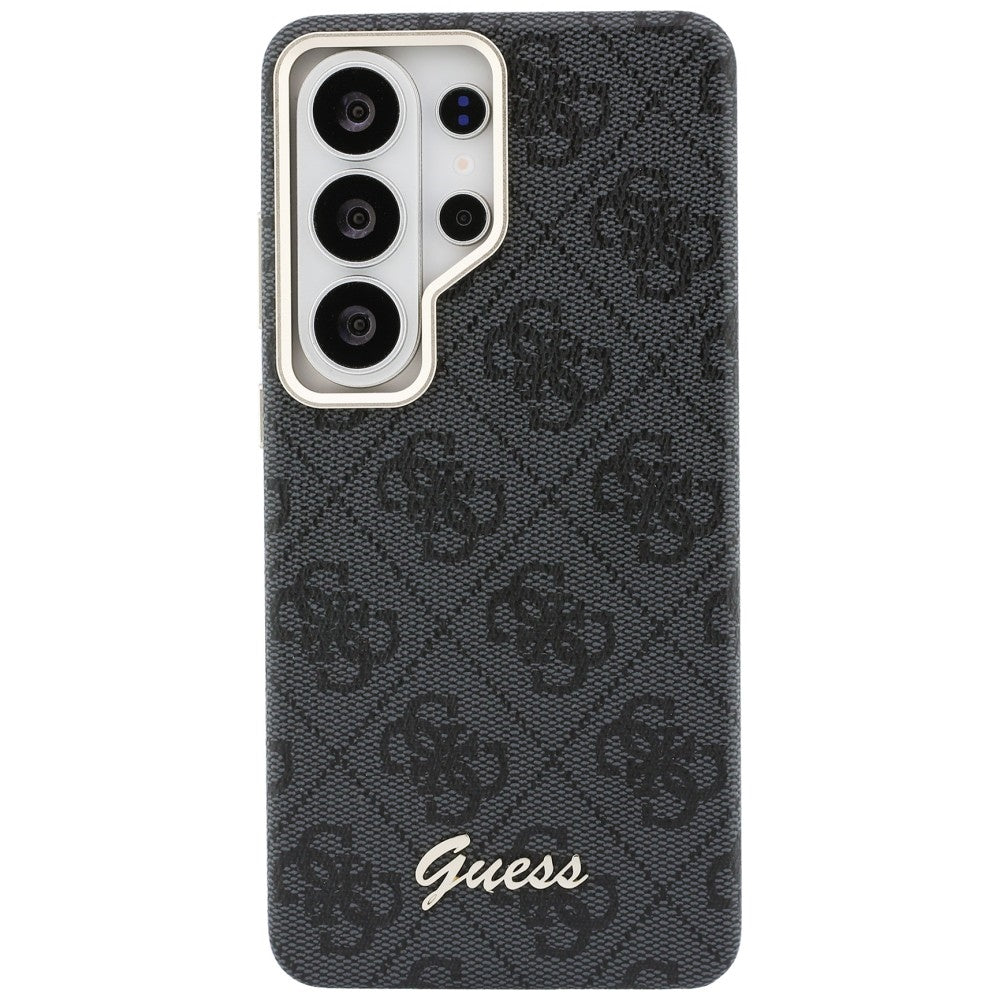 Husa de protectie Guess 4G Script MagSafe (GUHMS26L5P4FWMSK) compatibil cu Samsung Galaxy S26 Ultra, Negru