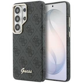 Husa de protectie Guess 4G Script MagSafe (GUHMS26L5P4FWMSK) compatibil cu Samsung Galaxy S26 Ultra, Negru
