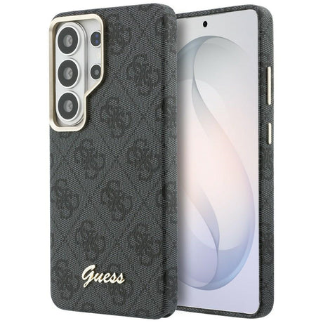 Husa de protectie Guess 4G Script MagSafe (GUHMS26L5P4FWMSK) compatibil cu Samsung Galaxy S26 Ultra, Negru