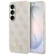 Husa de protectie Guess 4G Script MagSafe (GUHMS26S5P4FWMSP) compatibil cu Samsung Galaxy S26, Roz
