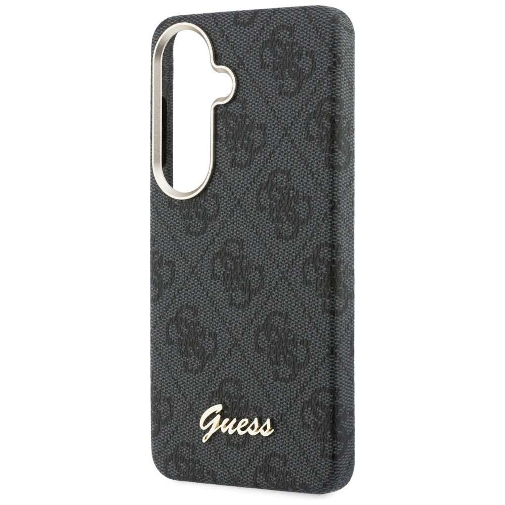 Husa de protectie Guess 4G Script MagSafe (GUHMS26S5P4FWMSK) compatibil cu Samsung Galaxy S26, Negru