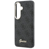 Husa de protectie Guess 4G Script MagSafe (GUHMS26S5P4FWMSK) compatibil cu Samsung Galaxy S26, Negru