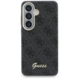 Husa de protectie Guess 4G Script MagSafe (GUHMS26S5P4FWMSK) compatibil cu Samsung Galaxy S26, Negru
