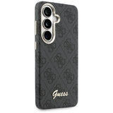 Husa de protectie Guess 4G Script MagSafe (GUHMS26S5P4FWMSK) compatibil cu Samsung Galaxy S26, Negru