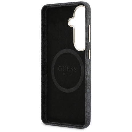 Husa de protectie Guess 4G Script MagSafe (GUHMS26S5P4FWMSK) compatibil cu Samsung Galaxy S26, Negru