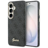 Husa de protectie Guess 4G Script MagSafe (GUHMS26S5P4FWMSK) compatibil cu Samsung Galaxy S26, Negru