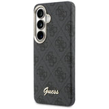 Husa de protectie Guess 4G Script MagSafe (GUHMS26S5P4FWMSK) compatibil cu Samsung Galaxy S26, Negru
