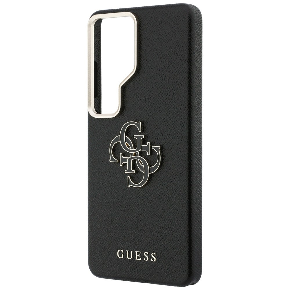 Husa de protectie Guess Grained Big 4G Metal Logo (GUHCS26L5PS4RGGK) compatibil cu Samsung Galaxy S26 Ultra, Negru