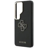 Husa de protectie Guess Grained Big 4G Metal Logo (GUHCS26L5PS4RGGK) compatibil cu Samsung Galaxy S26 Ultra, Negru