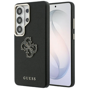 Husa de protectie Guess Grained Big 4G Metal Logo (GUHCS26L5PS4RGGK) compatibil cu Samsung Galaxy S26 Ultra, Negru