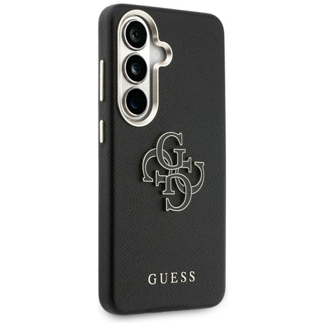 Husa de protectie Guess Grained Big 4G Metal Logo (GUHCS26S5PS4RGGK) compatibil cu Samsung Galaxy S26, Negru