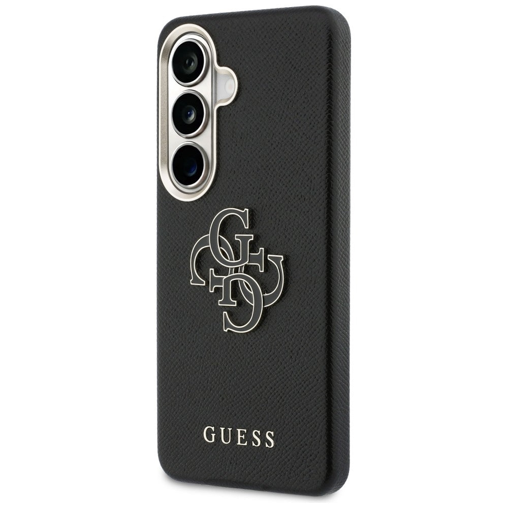 Husa de protectie Guess Grained Big 4G Metal Logo (GUHCS26S5PS4RGGK) compatibil cu Samsung Galaxy S26, Negru