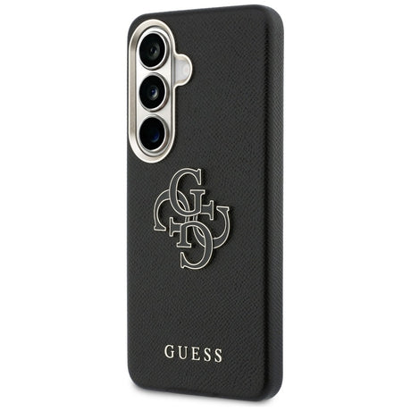 Husa de protectie Guess Grained Big 4G Metal Logo (GUHCS26S5PS4RGGK) compatibil cu Samsung Galaxy S26, Negru