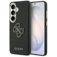 Husa de protectie Guess Grained Big 4G Metal Logo (GUHCS26S5PS4RGGK) compatibil cu Samsung Galaxy S26, Negru