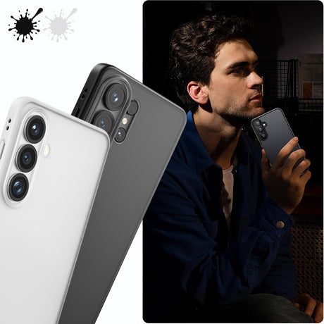 Husa de protectie Blueo APE Matte MagSafe Series compatibil cu Samsung Galaxy S26, Gri Deschis