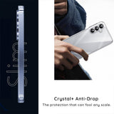 Husa de protectie Blueo Crystal+ Anti-Drop Series compatibil cu Samsung Galaxy S26 Plus, Transparent