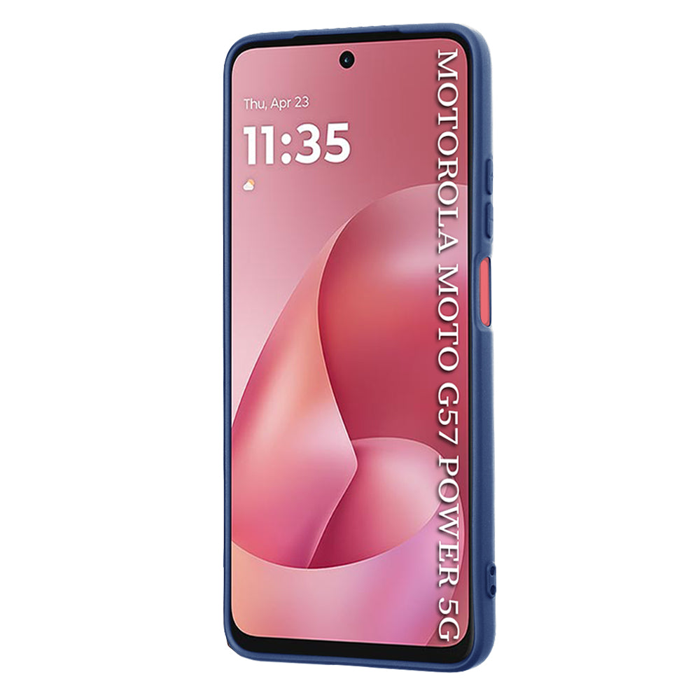 Husa de protectie Techsuit SoftFlex compatibil cu Motorola Moto G57 Power / G67 Power, Bleumarin