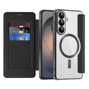 Husa de protectie Techsuit SmartMag Book compatibil cu Samsung Galaxy S26, Negru